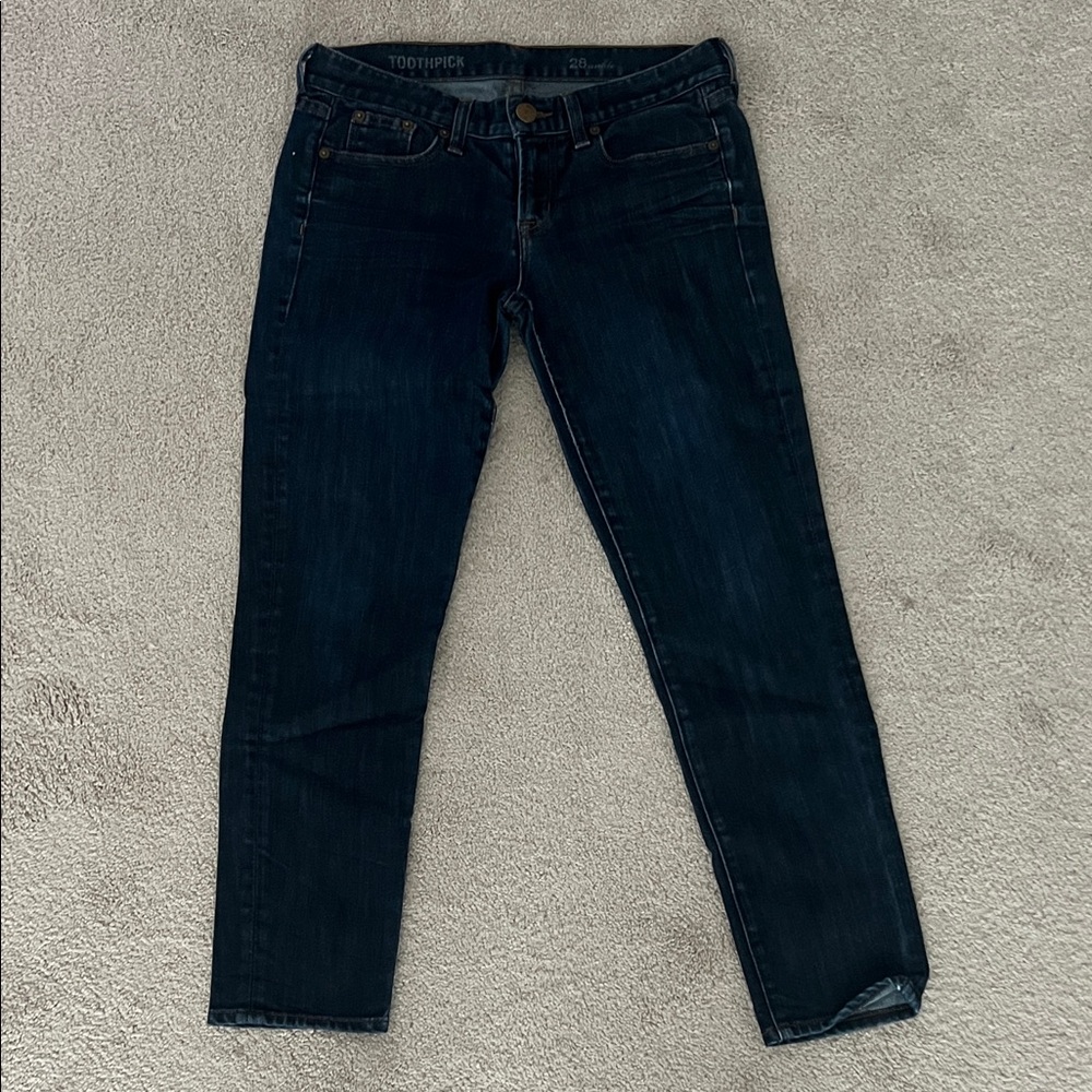J. Crew Dark Indigo Skinny Jeans